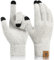 heekpek Handschuhe Strick Damen Touchscreen Handschuhe Winter Warm Fingerhandschuhe Winterhandschuhe Strickhandschuhe, Hellgrau