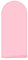 AIBIIN 0.8x1.8m Rose Couleur Arche Forme Toile De Fond pour La Cérémonie De Mariage Fête d'anniversaire Bébé Douche Banquet Décoration