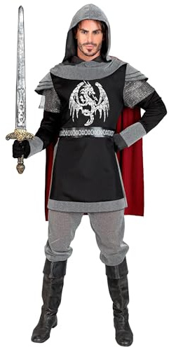 W WIDMANN MILANO Party Fashion - Kostüm dunkler Ritter, Mittelalter, Soldat, Krieger, Ritterrüstung