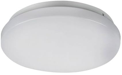 V-TAC LED Deckenlampe Deckenleuchte Wohnzimmerleuchte Esszimmerlampe Küchenleuchte, Kunststoff weiß rund, Abstrahlwinkel 120°, 24W 2600lm 3in1 Lichtfarbe, D 35 cm