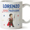Mugffins Tazza Personalizzata in ceramica per PROFESSORE uomo 11 oz / 350 ml - In italiano - Sei Super! - Idea regalo per compleanno, anniversario, natale, laurea