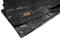 BLACK+DECKER Anhängerplane - Abdeckplane 2 x 3 Meter - 10 Aluminiumösen - Polyester - Schwarz