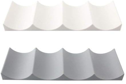 JRYXDS Porte Bouteille Vin, 2 Pièces Range Bouteille Frigo, Rangement Bouteille Frigo, Support Bouteille Vin, Étagère à Vin en Plastique Jusqu’à 10 Bouteilles, pour Armoire de Cuisine, Frigo
