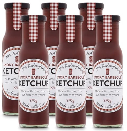 Mrs Darlington's Smoky Barbecue Ketchup - 270g - Pack of 6