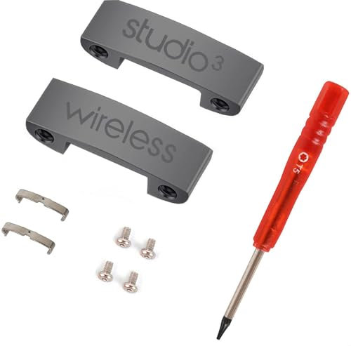 Studio 3 Hinge as Same as The OEM Replacement Parts Accessories Durable Repair Kit Compatible with Beats by Dre Studio 3 Wireless (A1914) and Studio Pro (A2924) Headphones (Gray)