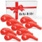 Golf Club Iron Head Covers Long Iron Covers 9pcs/Set Zippered Gift Box, Neoprene Sport Outdoor (Red)