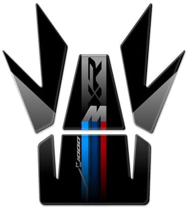 Tankschutz aus Harz, 3D, kompatibel mit BMW M 1000 XR 2024 FM-1097 (Black Storm)