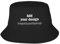 CEDNXOER Personalisierter Fischerhut mit Foto – personalisierbar, mit Bild bedruckt, Fischerhut, doppellagig, schwarz, Fischerhut für Damen, Herren, Erwachsene, Teenager, Schwarz , One size