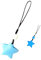 Leuchtet im Dunkeln, Stern-Anhänger, Handykette, leuchtender Stern, Schlüsselanhänger, zum Aufhängen, schönes Handy-Armband, Seil-Dekoration, 1 x Tasche
