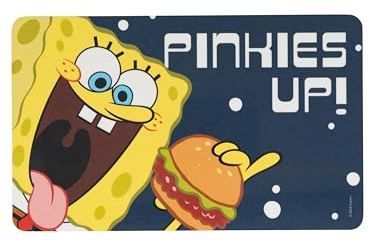 Spongebob Schwammkopf Brettchen - Pinkies Up! Frühstücksbrettchen Schneidebrettchen aus Resopal