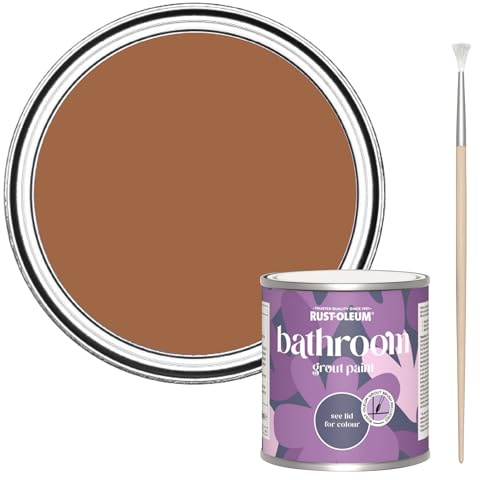 Rust-Oleum Mould-Resistant Bathroom Grout Paint - Cinnamon 250ml
