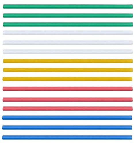 15PCS Slide Grip Binding Bars – Plastic Spine Bars for Paper Binding, A4 Book Binder Strips for Documents, Reports, and School Projects – 5 Colors