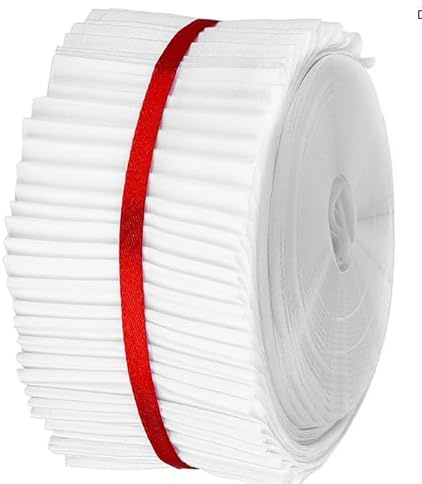 LetCart 40 Stcs Baumwollgewebestreifen für Quilten, Pre-Cut-Baumwollbündel, Jelly-Roll-Stoffstreifen zum Nähen von DIY-Handwerks, Aquarellblumenbündel 39,37 x 2,55 Zoll