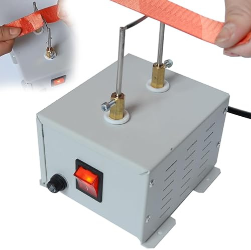 CHANGLKJ Knife Heating Rope Cutting Machine, Electric Rope Cutter, Hot Knife Cutting Tool, 50mm Cutting Width and Cutting Edge Smooth Burr-free, Fast Preheating, for Cutting Foam/sponge/EPE/cloth