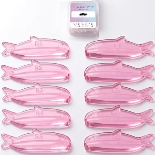 Almohadillas para Lifting de Pestañas,5 Pares Moldes R1–R5 de Silicona para Pestañas, Sin Pegamento en el Párpado, Reutilizables, Accesorios para Lifting Coreano