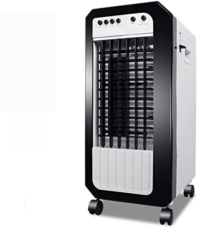 Climatiseur Portable, Ventilateur de climatisation à Double Usage (Froid et Chaud), télécommande, climatiseur Domestique Compact et Mobile refroidi à l'eau (Blanc)
