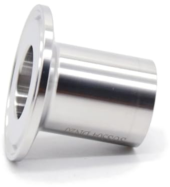 DYIBINGDYB Adaptateur Sanitaire À Trois Pinces en Acier Inoxydable 304 De Qualité Alimentaire, Filetage Femelle BSPT, Raccord De Tuyau 1/4 -1 K50,5 MM, 1 Pièce(3/8)