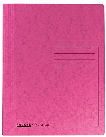 Original Falken 25er Pack Premium Spiralhefter. Made in Germany. Aus extra starkem Colorspan-Karton für DIN A4 kaufmännische Heftung schwarz Hefter Dokumentenmappe ideal für das Büro und die Schule