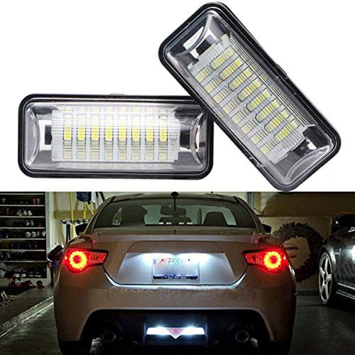 GOFORJUMP 2 Teile/satz GT 86 LED Kennzeichenbeleuchtung Lampe Hinten Registrierung Kennzeichenleuchte für T/oyota 86 GT86 FT86 BRZ Scion FR-S