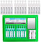 Eye Wash Pod Station & 25 Refills Eye Care Contact Lens Wound Irrigation Cleaning