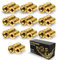 Silginnes Pool Cover Anchors Concrete and Pavers Deck 10 Pack - Universal Size Fits 3/4 Hole - Best for Pool Safety Cover Installation - Durable Brass Pool Cover Anchors and Head Screw Bolts (10)