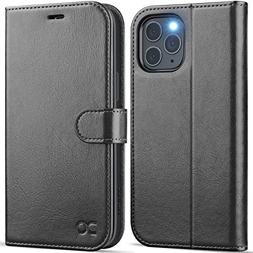 OCASE iPhone 12 Pro Max Case, PU Leather iPhone 12 Pro Max 5G Wallet Case [TPU Inner Shell][RFID Blocking][Kickstand][Card Holder] Flip Phone Cover Compatible For 12 Pro Max 6.7 Inch -Grey