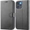 OCASE Handyhülle iPhone 12 Pro MAX Hülle [Premium PU Leder] [Kartenfach] [Magnetverschluss] Lederhülle RFID Schutzhülle Klapphülle Tasche Case Cover Etui Kompatibel für iPhone 12 Pro MAX 5G (Grau)