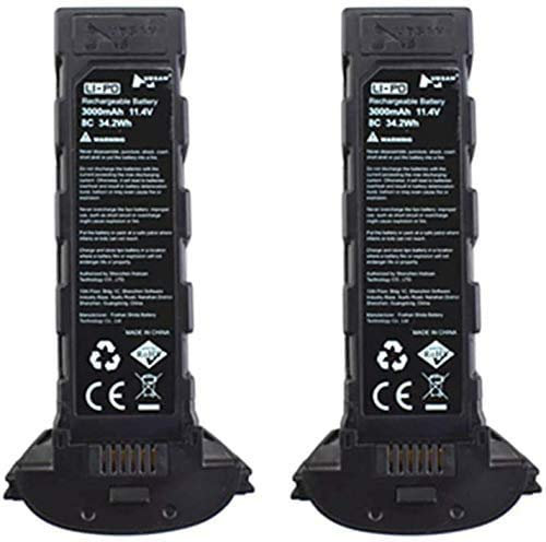 ZYGY 2 Piezas 11,4 V 3000 mAh batería de Litio para Hubsan H117S Zino Pro de Cuatro Ejes sin escobillas RC Quadcopter repuestos