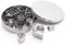 8 geometrische Formen Ausstechformen Set, DIY Edelstahl Metall Ausstechformen Set, Stern Blume Hexagon Rund Herz Quadratisch Dreieck Oval (24 Stück kleine Ausstechformen)