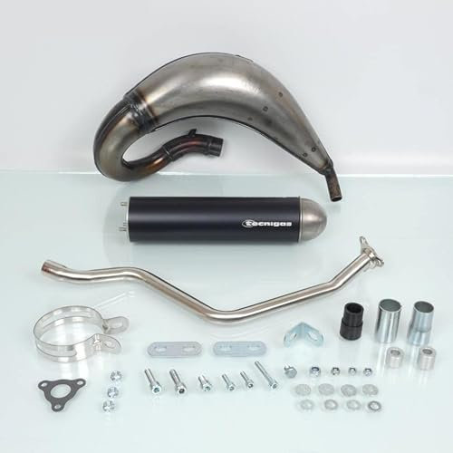 Pot d échappement Tecnigas compatible avec Mobylette Yamaha 50 DT Supermotard 2003 à 2011