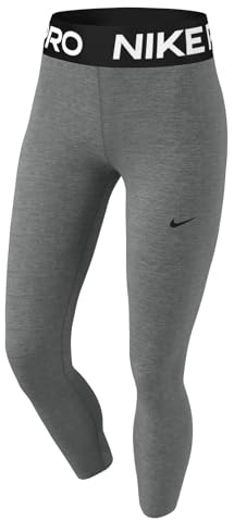 Nike Damen 7/8 Hose W Np 365 Tight 7/8 Hi Rise, Smoke Grey/Htr/Black/Black, DA0483-084, M