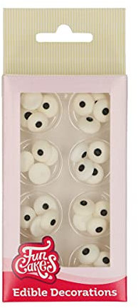 FunCakes Zucker Dekorationen Runde Augen Set/32