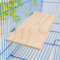 Holz Plattform, Holzständer Plattform für Haustiere, 13 * 28 cm Eichhörnchen Hamster Holzständer Plattform, Haustier Papagei Vogelkäfig Sitzstangen Quadratischer Holzständer für Sittiche