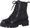 Tamaris Damen 1-1-25837-29 Stiefelette, Black PATENT, 38 EU