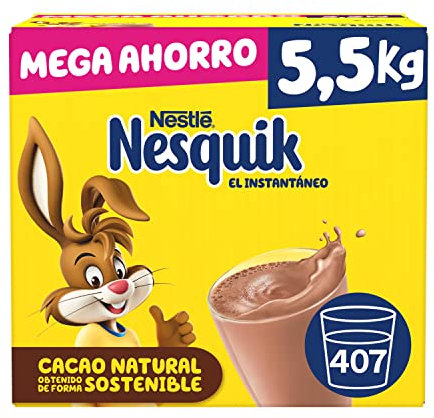 NESTLÉ NESQUIK Instantáneo Cacao Soluble 5.5kg Estuche
