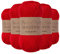Utopia Crafts Filato per maglieria in cotone, 5 x 100 g (scarlatto)