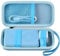 Case Compatible with Anker 633/622/621/321 Magnetic Battery Pack MagGo 10K/5K Wireless Portable Charger, Storage Holder for Baseus 6000mAh for iPhone Cell Phone Power Delivery - Case Only (Blue)