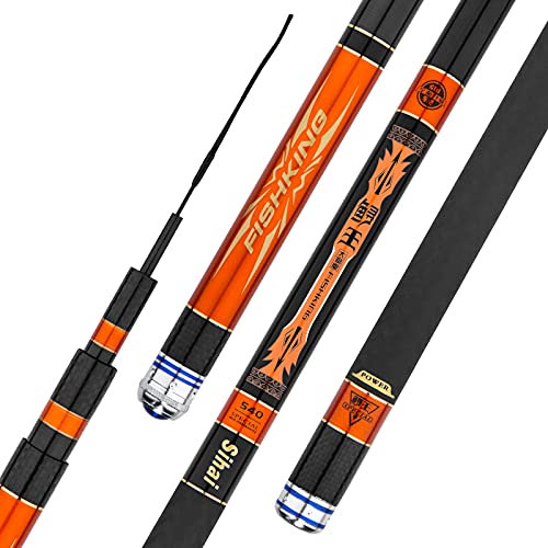 Angelrute Angelrute-Superhard 19 Tune-Riesen-Fischstange Carbon-Pole-Stab Angelrute 3.6m-12m Power-Handstab (Length : 9.0 Meter)