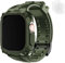 Fullmosa Cinturino TPU Compatibile con Cinturino Apple Watch Ultra 2/Ultra 49mm, Rugged Cover con Cinturini di Ricambio in Silicone Sport 49mm per Apple Watch Ultra, Militare Verde