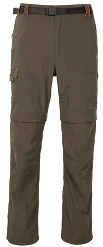 Trespass Mens Walking Cargo Trousers Rynne B Olive