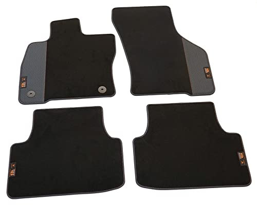Seat 5FG863011PLOE Fußmatten Premium Velours Textilfußmatten 4X Stoffmatten, mit Cupra Formentor VZ5 Badge