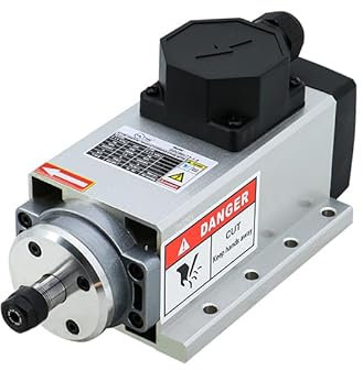 Moteur à broche CNC, 1,5 kW, 220 V, 400 Hz, 24 000 tr/min, pour gravure PVC, 1,5 kW