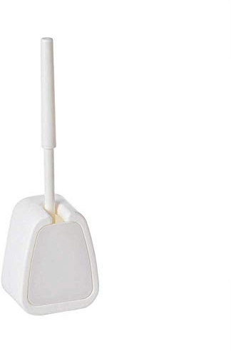 ZYMEN Toilettenbürstenhalter, Toilettenbürstenhalter, für Badezimmer, Toilette ohne Stempel, Toilettenbürste mit Sockel, wandmontierter Toilettenbürstenhalter, Langer weißer Griff Commemoration Day