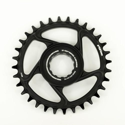 e*thirteen | e*spec Aluminium Direct Mount Kettenblatt | 32T | Fazua | Super Boost-Kettenlinie | Schwarz
