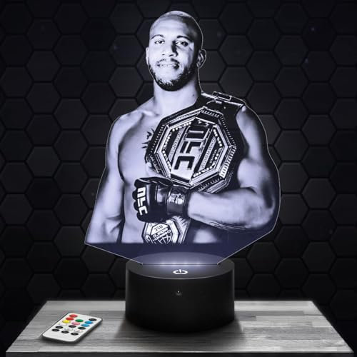 Nachttischlampe C. Gane Bon Gamin MMA deko Freie Kampfkünste. Geschenkidee Mann objekt C.Gane Bon Gamin MMA Nachtlicht Erwachsene deko Zimmer. Weihnachten