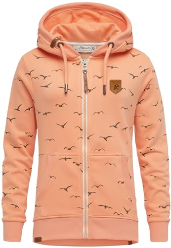 REPUBLIX Damen Sweatjacke Hoodie Sweatshirt Pullover Zipper Jacke RD-024