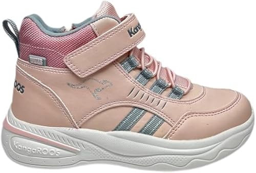KangaROOS K-Ben, Stivali da Neve Donna, Steel Grey Daisy Pink, 38 EU