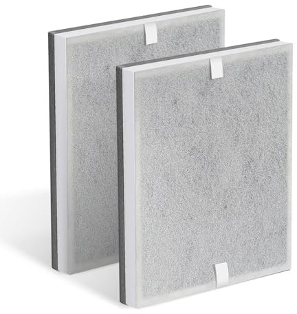 PINREK 2-pack H7123101 Air Filter Replacement, Compatible with Govee life H712301 and Homvana H211/H211S Air Purifiers, 4-Stage Filtration, True HEPA H13 Filter+Actitvated Carbon Filter