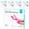 EUROPAPA® 800 Stück (8x100) Nitrilhandschuhe Box Einweghandschuhe, Einmalhandschuhe, Untersuchungshandschuhe, puderfrei, ohne Latex, unsteril, latexfrei, disposible gloves (L, Rosa Rot)