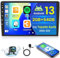 2+64GB Android 13 Autoradio für Toyota Auris 2006-2011 Radio Wireless Carplay Android Auto, 10.1 Inch IPS Touch Screen Radio mit Rückfahrkamera, Bluetooth, Navi, WiFi, DSP, EQ
